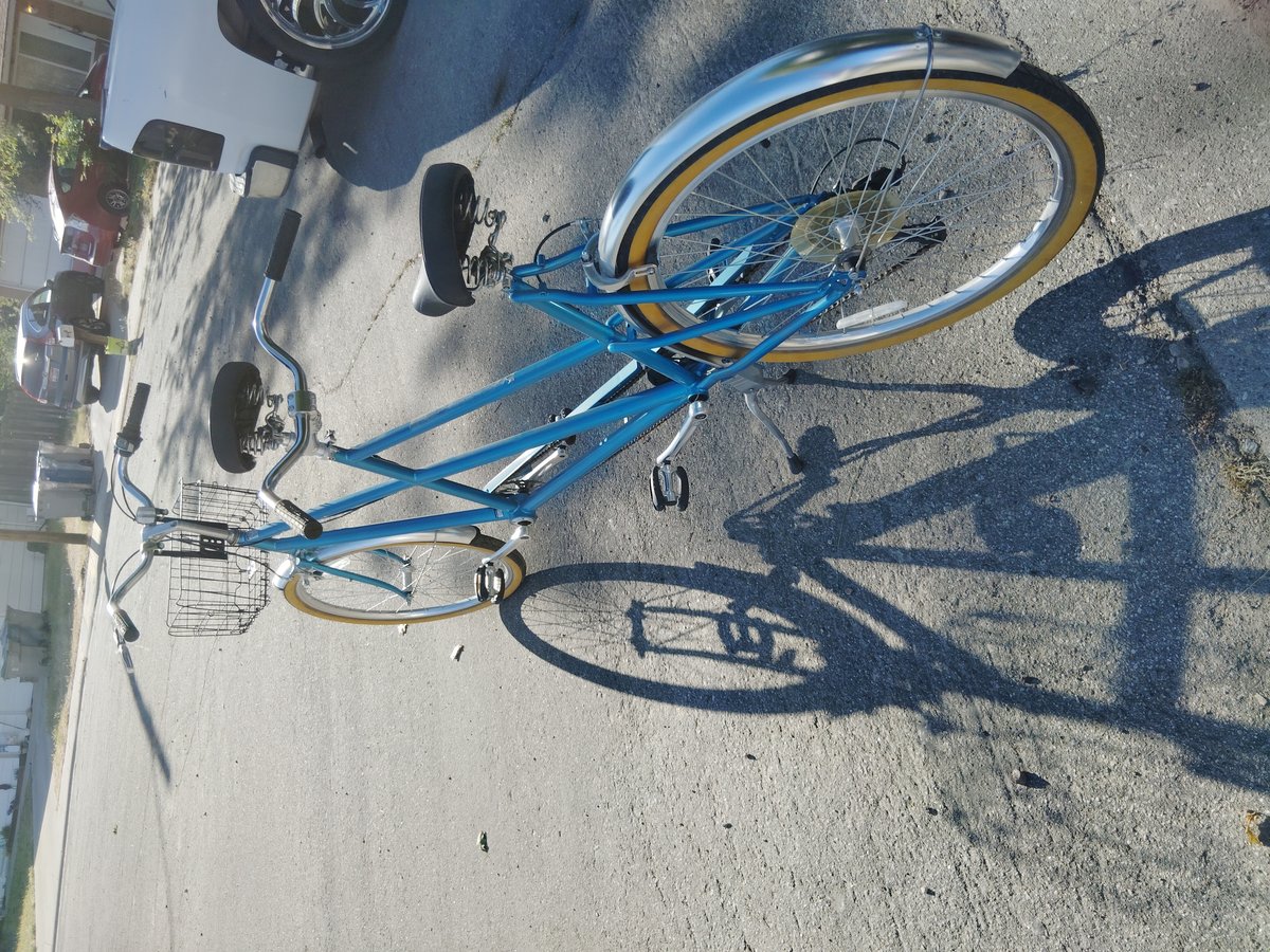 Old Blue Tandom Bike